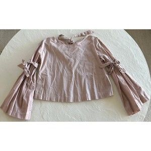 Free People Pink So Obviously Yours Blouse